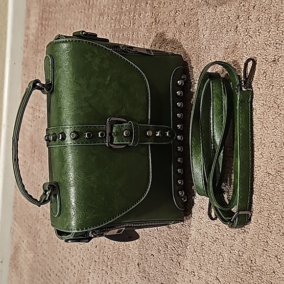 Olive green Handbag - Picture 10 of 17
